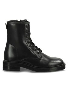 Gant Trzewiki 29541769 Czarny. Czarne botki GANT, bez wzorów, ze skóry, bez obcasa, na płaskiej podeszwie, bez zapięcia. Za 559,99 zł.