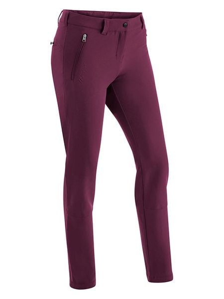 Maier Sports Spodnie funkcyjne "Helga Slim" w kolorze fioletowym rozmiar: 50. Różowe spodnie dresowe Maier Sports, bez wzorów, z materiału, outdoorowe. Za 245,38 zł.