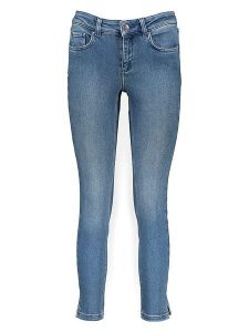 Oui Dżinsy - Skinny fit - w kolorze niebieskim rozmiar: 42. Niebieskie jeansy Oui, bez wzorów, z denimu. Za 404,99 zł.