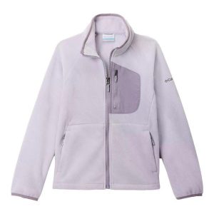 COLUMBIA FAST TREK IV FLEECE FULL Fioletowy. Fioletowe kurtki Columbia, bez wzorów, z tkaniny, bez kaptura. Za 172,02 zł.