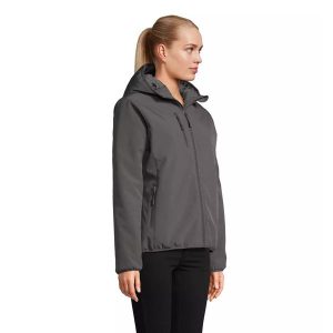 Damska kurtka softshell Sol's Falcon Padded. Brązowe kurtki SOL'S, na zimę, s, bez wzorów, z softshellu, bez kaptura. Za 323,50 zł.