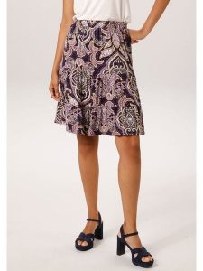 Aniston Spódnica w kolorze czarno-fioletowym rozmiar: 44. Czarne spódnice Aniston, bez wzorów, midi. Za 104,99 zł.