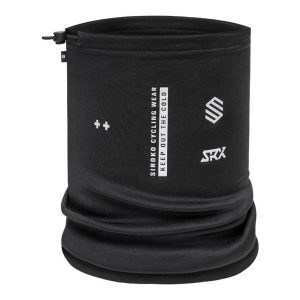 Komin na szyję termoaktywny rowerowy unisex Ultra Pola. Czarne szaliki SIROKO, na zimę, bez wzorów, z polaru. Za 93,00 zł.