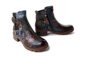 LAURA VITA 0006334 Cocrailo 77 taupe, botki damskie. Botki LAURA VITA, na zimę, bez wzorów, z polaru, bez obcasa, na obcasie, bez zapięcia. Za 514,90 zł.