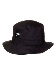 Nike Sportswear Kapelusz przeciwsłoneczny w kolorze czarnym rozmiar: S/M. Czarne kapelusze Nike Sportswear, bez wzorów, z bawełny. Za 61,46 zł.