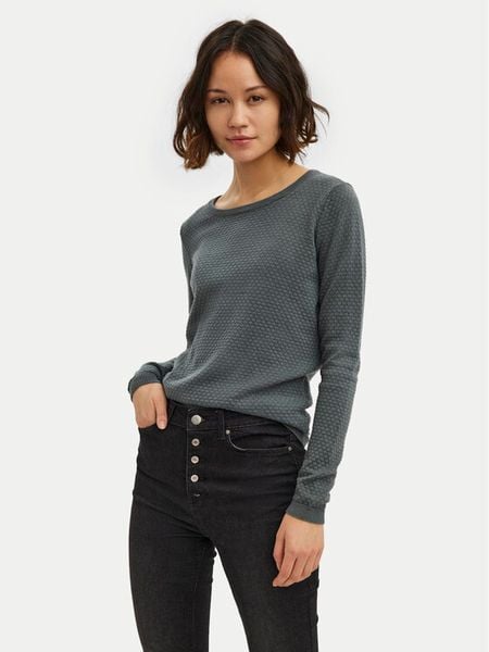 Vero Moda Sweter Care 10136644 Zielony Regular Fit. Zielone swetry klasyczne Vero Moda, m, z bawełny, bez kołnierzyka. Za 89,99 zł.