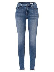 Cross Jeans Dżinsy - Slim fit - w kolorze niebieskim rozmiar: W28/L34. Niebieskie jeansy Cross Jeans, z aplikacjami, z jeansu. Za 79,21 zł.