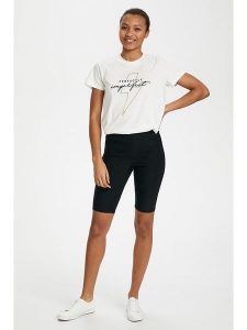 Kaffe Legginsy w kolorze czarnym rozmiar: 38. Czarne legginsy Kaffe, bez wzorów, krótkie. Za 52,67 zł.