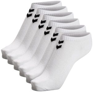 Skarpetki Hummel hmlCHEVRON 6-PACK ANKLE SOCKS uniwersalne. Białe skarpetki Hummel, bez wzorów. Za 77,00 zł.