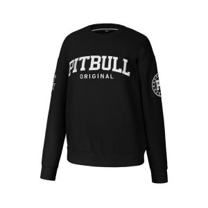 Bluza damska Pitbull z kapturem oversize Tyrian. Czarne bluzy PITBULL, xl, bez wzorów, z kapturem. W wyprzedaży za 169,00 zł.