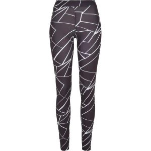 Legginsy damskie Urban Classics aop. Czarne legginsy Urban Classics, bez wzorów. Za 124,00 zł.