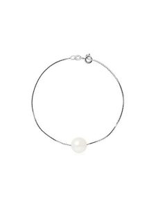 Pearl Addict Srebrna bransoletka z perłą rozmiar: onesize. Szare bransoletki Pearl Addict, z perłą, srebrne. Za 144,92 zł.
