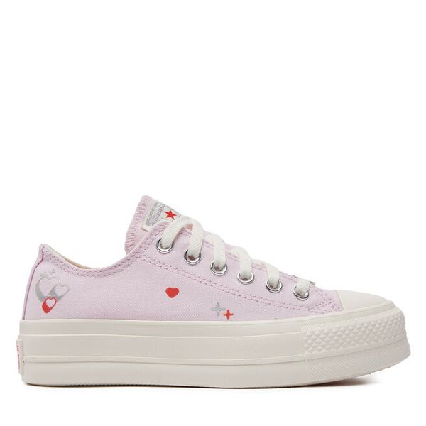 Trampki Converse. Czerwone trampki Converse, bez wzorów, bez zapięcia. Za 419,99 zł.
