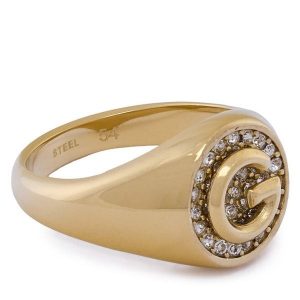 Pierścionek Guess. Żółte pierścionki Guess, złote. Za 199,99 zł.