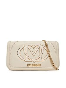 LOVE MOSCHINO Torebka JC4010PP1NLG0110 Écru. Torebki klasyczne LOVE MOSCHINO, bez wzorów, ze skóry, bez dodatków. Za 589,99 zł.