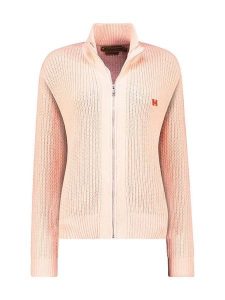 Canadian Peak Kardigan w kolorze jasnoróżowym rozmiar: M. Różowe kardigany Canadian Peak, m, bez wzorów, ze splotem, bez ramiączek. Za 126,45 zł.