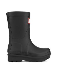 Hunter Kalosze HFW-009 Czarny. Czarne kalosze Hunter, bez wzorów, z kauczuku. Za 249,99 zł.