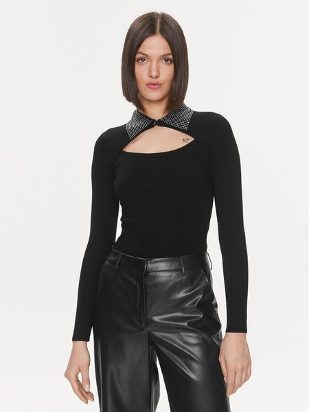 Liu Jo Body MF3354 MS49I Czarny Slim Fit. Czarne body i gorsety Liu Jo, bez wzorów, z wiskozy. Za 349,99 zł.