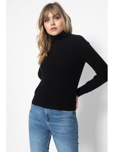 Perfect Cashmere Kaszmirowy golf "Carrick" w kolorze czarnym rozmiar: XXL. Czarne golfy Perfect Cashmere, bez wzorów, z kaszmiru. Za 242,70 zł.