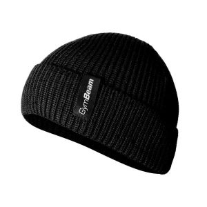 Czapka unisex zimowa czarna Alpine. Czarne czapki GYMBEAM, bez wzorów, z materiału, klasyczne. Za 50,90 zł.