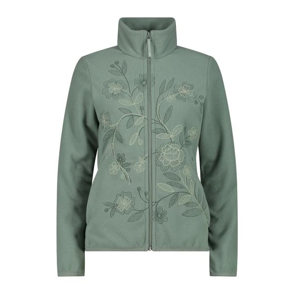 Bluza damska turystyczna CMP 34H0436. Zielone bluzy CMP, s, bez wzorów, bez kaptura. Za 372,00 zł.