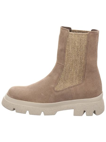 Think! Skórzane sztyblety "Kangae" w kolorze beżowym rozmiar: 40. Brązowe botki Think, bez wzorów, bez zapięcia. Za 404,99 zł.