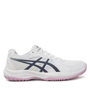 Buty do tenisa Asics. Białe buty sportowe ASICS, bez wzorów, bez zapięcia, tenisowe. Za 269,99 zł.