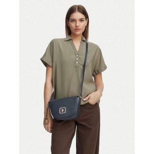 Torebka U.S. Polo Assn. Niebieskie listonoszki U.S. Polo Assn., bez wzorów, bez dodatków. Za 114,99 zł.