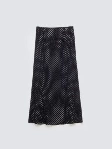 Spódnica damska midi z wiskozy w kropki czarna Carolla 906. Czarne spódnice Big Star, na co dzień, l, bez wzorów, z wiskozy, casualowe, midi. Za 179,99 zł.