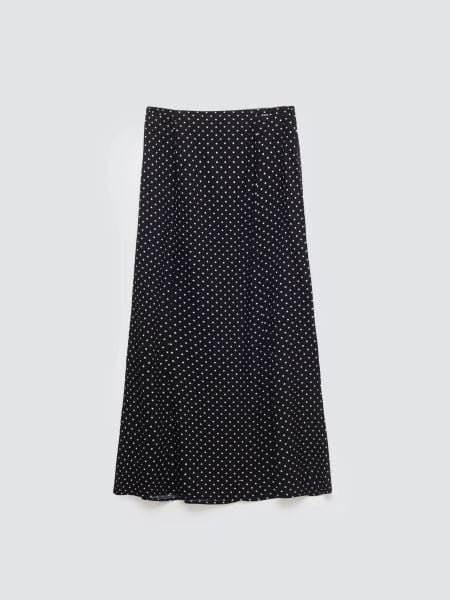 Spódnica damska midi z wiskozy w kropki czarna carolla 906. Czarne spódnice Big Star, na co dzień, l, bez wzorów, z wiskozy, casualowe, midi. W wyprzedaży za 99,99 zł.