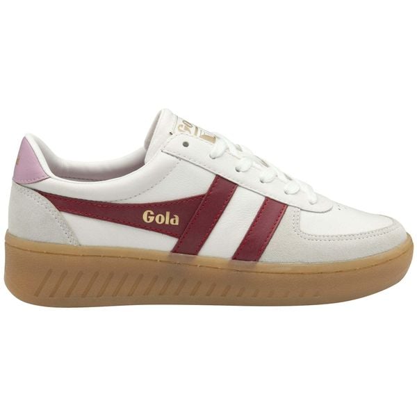 Sneakersy damscy Gola Grandslam Elite Trainer. Białe buty sportowe Gola, bez wzorów, bez zapięcia. Za 449,00 zł.