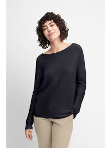 Cinque Sweter ''Ciella'' w kolorze granatowym rozmiar: M. Niebieskie swetry oversize Cinque, m, bez wzorów, ze splotem, bez ramiączek. Za 144,95 zł.