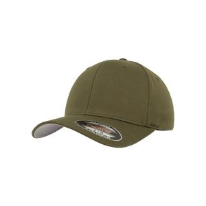Czapka Urban Classics Flexfit Wooly Combed. Zielone czapki Urban Classics, bez wzorów, z bawełny, sportowe. Za 67,65 zł.