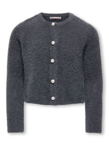 KIDS ONLY Kardigan "Piumo" w kolorze antracytowym rozmiar: 122/128. Czarne kardigany KIDS ONLY. Za 118,28 zł.