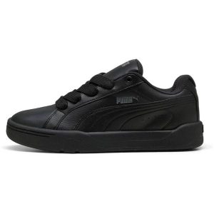 Adidasy Puma Park Lifestyle Easy, Dla obu płci. Czarne buty sportowe Puma, bez wzorów, ze skóry ekologicznej, bez zapięcia. Za 390,00 zł.
