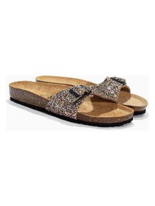 Sunbay Klapki "Jasmin" ze wzorem rozmiar: 37. Klapki Sunbay, bez wzorów, z otwartym noskiem, bez obcasa. Za 159,95 zł.