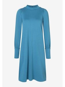 More & More Sukienka w kolorze niebieskim rozmiar: 36. Niebieskie sukienki More & More, na co dzień, s, bez wzorów, z wiskozy, klasyczne, bez kołnierzyka, bez ramiączek, midi, proste. Za 160,45 zł.