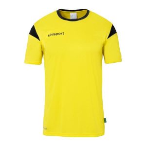 Koszulka Uhlsport Squad 27. Czarne bluzki Uhlsport, bez wzorów, z dżerseju, sportowe, bez kołnierzyka, bez ramiączek. Za 122,50 zł.