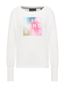 ELBSAND Bluza "Imke" w kolorze białym rozmiar: L. Białe bluzy ELBSAND, l, bez wzorów, bez kaptura. Za 89,88 zł.