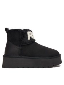 REPLAY Śniegowce GWF5A.000.C0009T Czarny. Czarne buty zimowe Replay, ze skóry, bez obcasa, bez zapięcia. Za 489,99 zł.