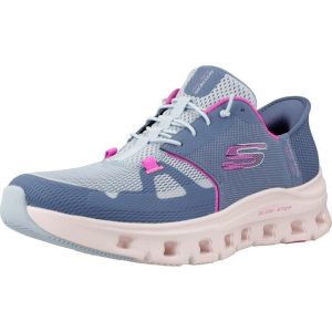 Buty Kobieta Skechers Glide-Step Pro niebieski. Niebieskie buty sportowe Skechers, bez wzorów, bez zapięcia. Za 387,99 zł.