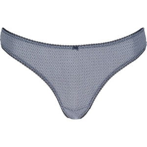 Stringi "Kelly" w kolorze błękitno-granatowym. Niebieskie stringi marki ESPRIT. W wyprzedaży za 38,95 zł.