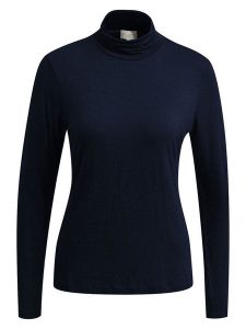 Milano Italy Koszulka w kolorze granatowym rozmiar: S. Niebieskie bluzki Milano Italy, s, bez wzorów, bez kołnierzyka, bez ramiączek. Za 78,99 zł.