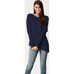 Sweter w kolorze granatowym. Niebieskie swetry oversize marki Ashley Brooke by Heine. W wyprzedaży za 208,95 zł.