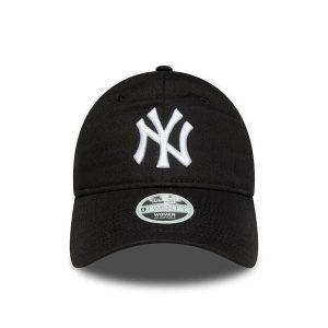 Damska czapka z daszkiem New York Yankees League Ess 9TWENTY. Białe czapki New Era, bez wzorów, z materiału, eleganckie. Za 99,00 zł.