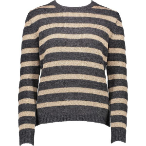 Sweter w kolorze brązowo-beżowym. Brązowe swetry klasyczne marki Gottardi, z wełny, z okrągłym kołnierzem. W wyprzedaży za 173,95 zł.