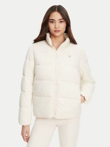 Guess Kurtka zimowa V4YL03 WFUD0 Écru Regular Fit. Kurtki Guess, na zimę, xl, z aplikacjami, z syntetyku, bez kaptura. Za 409,99 zł.