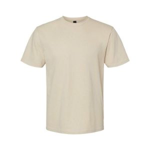 Koszulka Unisex Dla Dorosłych Softstyle Midweight. Brązowe bluzki GILDAN, m, bez wzorów, sportowe, bez kołnierzyka, bez ramiączek. Za 44,99 zł.
