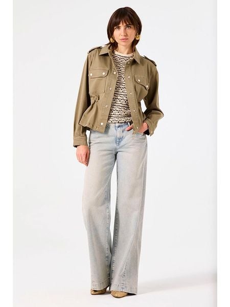 Garcia Kurtka przejściowa w kolorze khaki rozmiar: L. Brązowe kurtki Garcia, l, bez wzorów, bez kaptura. Za 170,07 zł.