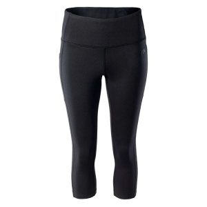 Legginsy 3/4 Damskie Vika. Czarne legginsy MARTES, bez wzorów, z elastanu. Za 64,99 zł.